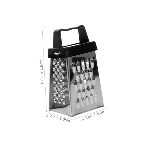 Rallador mini de acero inoxidable 8 piezas portable miniatura 2