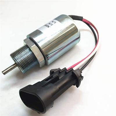 12V Fuel Shutdown Solenoid Valve - Replacement For Mitsubishi L2E L3E S3L S4L Engine & Volvo EC15 - View #2