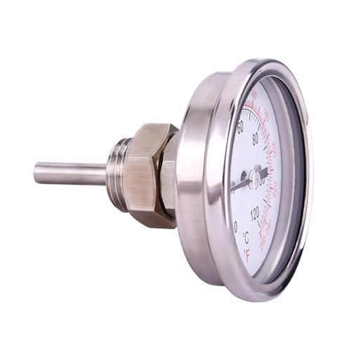 UPPOD Thermometer grillzubehör Thermostat Grill Thermometer für Smoker mit Rosette, Grillen, Backen, Ofen und Räucherofen S304 Edelstahl (Bis zu 400 °C) ... (small) 5 Bratenthermometer Fleischthermometer Barbecue Grill Pit Smoker Grill Thermometer Temperaturanzeige Außenthermometer Edelstahl Ofenthermometer (0 ° C - 120 ° C)
