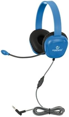 Egghead® Premium Kids Heavy Duty Headset with Uni-Directional Microphone, Chew-Resistant Tri-Shield Cord, Padded Ear Cushions, and Adjustable Headband, Pack of 10 image 2