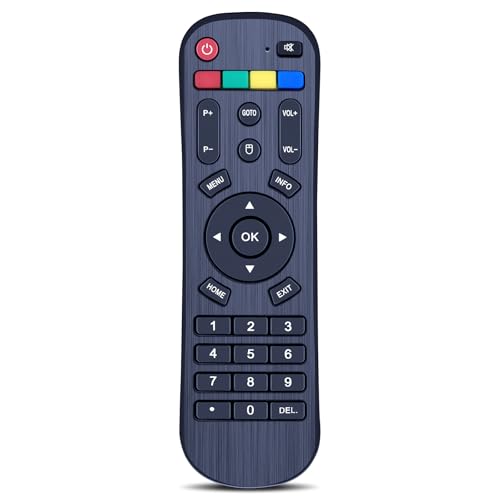 GWVEE Replacement Remote Control for Android TV Luna/Lunatv/HTV Box/Tigre, Compatible with A3/A3 Pro/A1/A2/B7& IPTV5 Plus+/IPTV6/IPTV8 Boxes