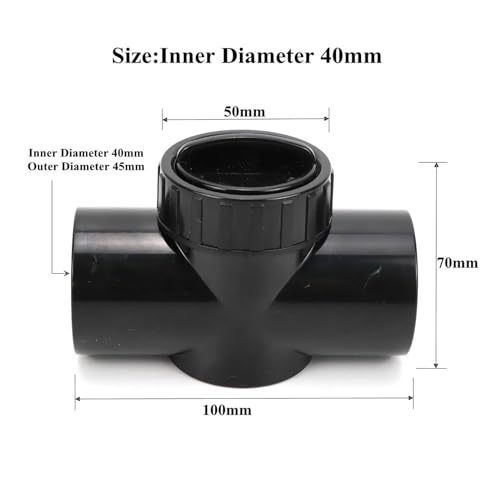 Vanne PVC 40mm anti fuite pour stopper les pertes de débit d'eau