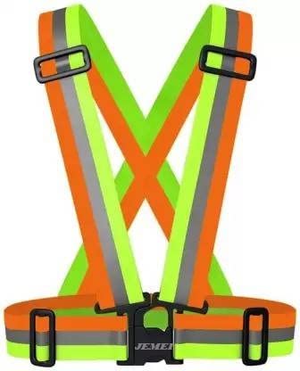 JEMEI Good Visibility Protective Safety Reflective Night Cycling Reflector Strips Cross Belt Stripes Adjustable Vest Belt Jacket, (Multicolor) (B0BRSZNHC1) Amazon Price History, Amazon Price Tracker