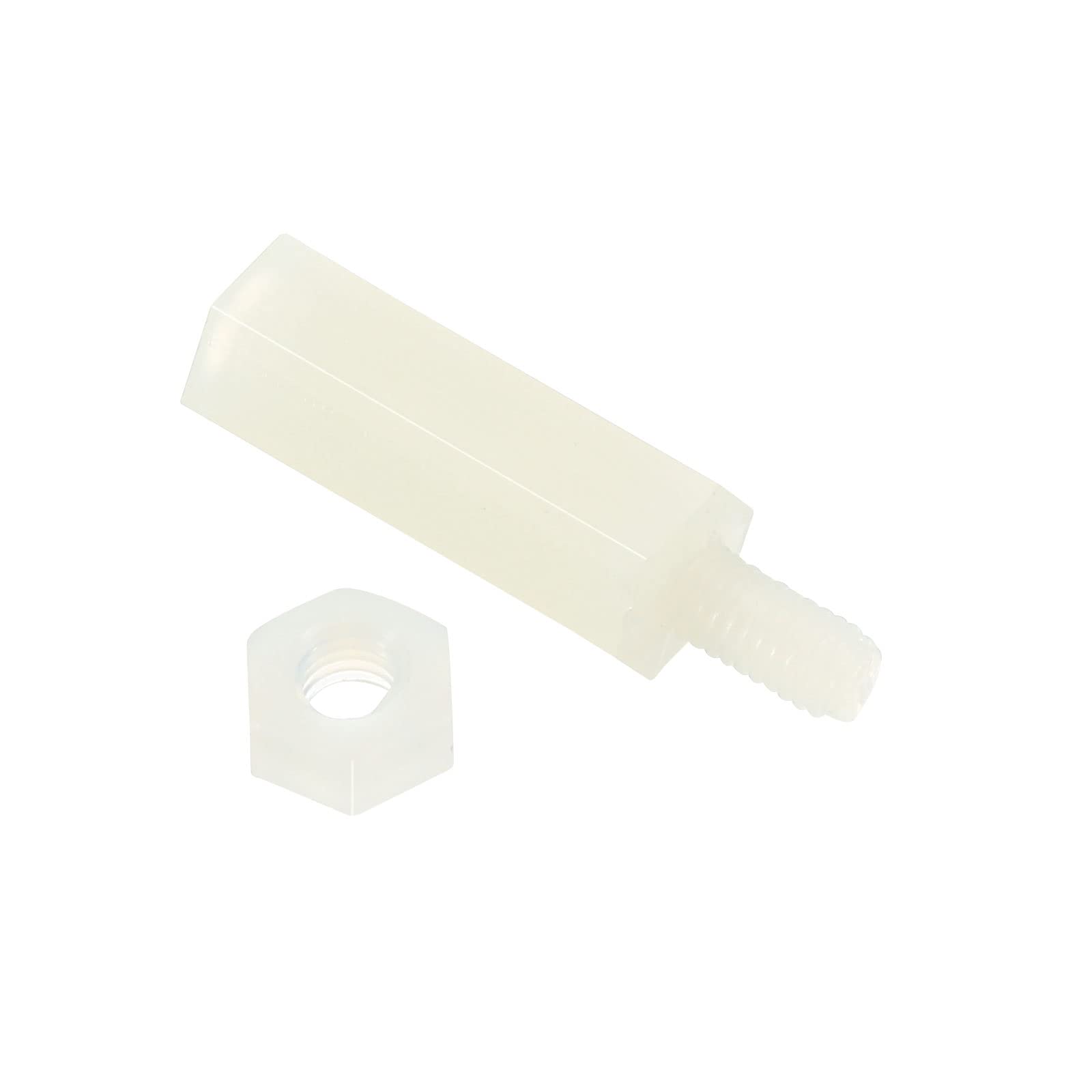 PATIKIL M3 Standoff Screws 40 Pack Nylon Hex PCB Standoffs Nuts for Motherboards Computer Cases, Circuit Boards, Electronics