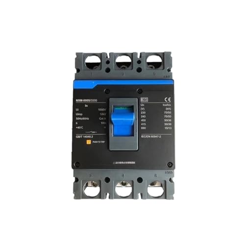 Disyuntor de caja moldeada NXM-800S/3300 de 700A y 3 polos para control de energía