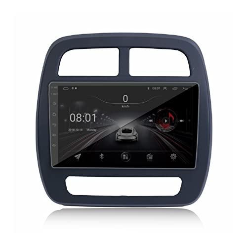 Image of AUTO SNAP 9 Inches 22cm Touch Screen Android 12 Gorilla Glass IPS Display Car Stereo with 2GB RAM /16 GB ROM GPS /Wi-Fi /Navigation /Steering Wheel Controls Mirror Link Compatible for KWID 2020