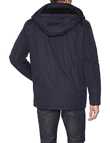 Image of Calvin Klein Men's Hooded Performance Soft Shell Jacket with Bib
