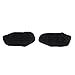 Saluaqui Workout Weight Lifting Grips Anti Slip Rubber Gym Grips for Bodybuilding Powerlifting - Black, Universal Fit for All Hand Sizes (Black)