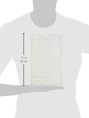 Quilting Creations Starflower Chain Border And Corner Quilt Stencil #TOP1