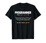 Programming Funny Computer Geek Gift Definition Programmer T-Shirt