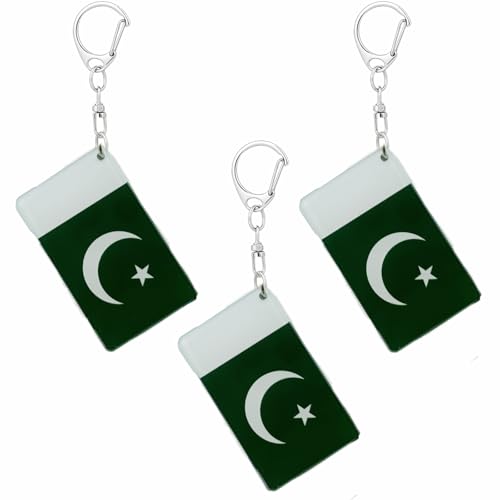 BQTBQT Pakistan Flag Keychain Pakistani Flags Key Chains Men and