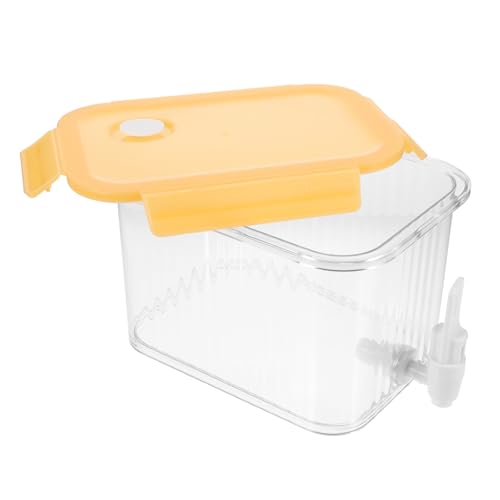 ABOOFAN Cold Kettle with Faucet Food Grade Beverage Dispenser for Fridge Easy Dispensing Juice Container with Mess Design for Home Parties and Outdoor Use