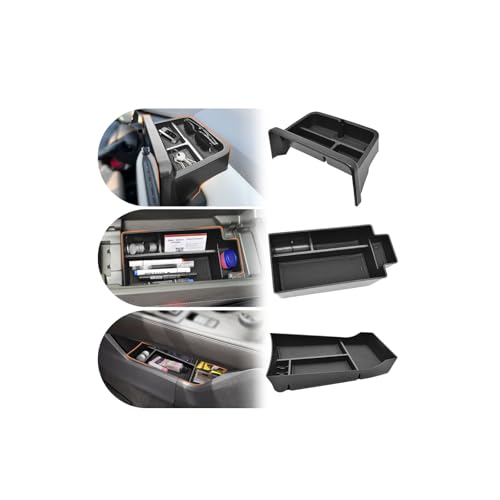 WBLATP 3PCS Center Console Organizer for 2021-2026 Nissan Rogue S/SV/Rock Creek Accessories Dashboard Storage Tray + Armrest Box + Lower Console Organizer Durable ABS (Only Fit 8-Inch Screen)