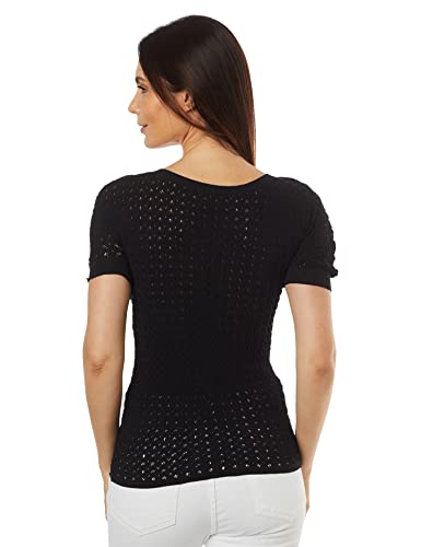 Blusa Trifil Decote Careca, Preto, ÚNICO