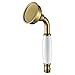 Produktbild Ownace Hohe Qualität Badezimmer Classic Stil traditioneller Messing & Keramik Telefon Hand Dusche HEA, Messing, Titanium Gold, Shower Head A