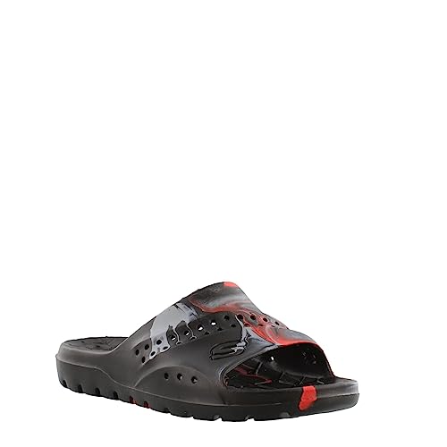 Image of Skechers boys Foamies Hogan - Aqua Spurt Slide Sandal