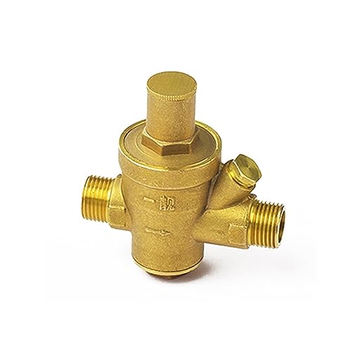 Vanne de réduction d'eau DN15 réglable 1/2 en laiton avec manomètre - 2