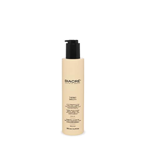 THERMO SMOOTH latte lisciante termoprotettivo capelli crespi Biacrè 200 ml nutriente idratante protezione piastra phon ferro