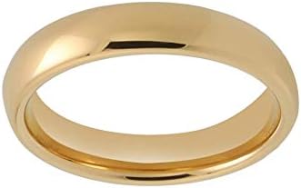 CROWNAL 1mm 2mm 3mm 4mm 5mm 6mm 7mm 8mm Tungsten White/Yellow Gold/Rose Gold Plated Wedding Band Ring Men Women Plain Dome Polished Comfort Fit - Image 2