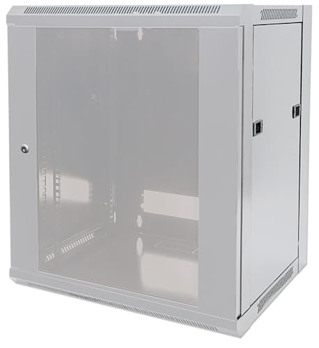 Rack Mural Intellinet 15U - Armoire De Réseau Noire à Monter Au Mur, Idéale Pour équipements Informatiques - 3