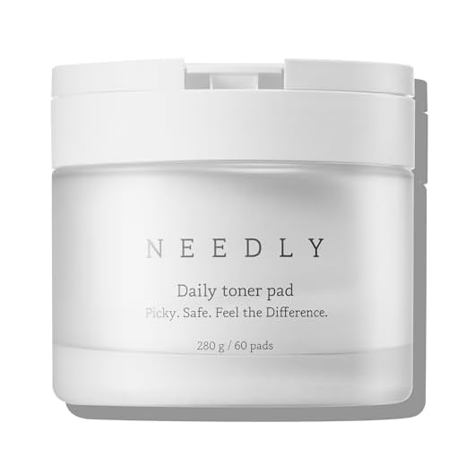 Tónico diario Needly, almohadillas exfoliantes faciales con BHA y PHA, hidratación profunda, minimizador de poros, centella, árbol de té, esencia de alto volumen