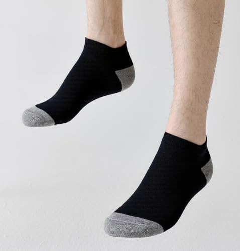 Image of 12-30 Pairs Low Cut Ankle Socks for Men Thin Breathable Casual No Show Athletic Socks Bulk