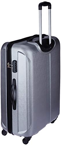 Image of Safari Large Thorium Stubble 77 Cms Polycarbonate Silver Check-In 4 wheels Hard Suitcase