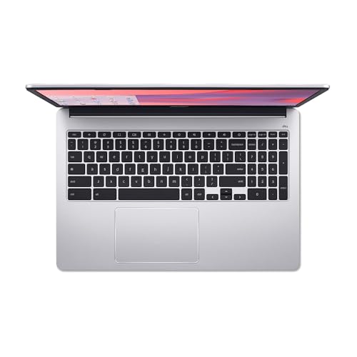 Image of Acer Chromebook 315 15.6 FHD Laptop | Intel Celeron N4500 | Intel UHD Graphics | Built-in Webcam| microSD Card Reader| Silver | 4GB RAM | 64GB SSD | Chrome OS |Bundle with 64GB USB Flash Drive