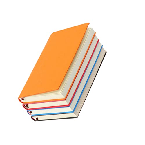 GRIRIW 4本 ミニ ポケット ノート ビジネス ノート 罫線 ジャーナル かわいい ポケット サイズ ミニ ジャーナル Pu メモ帳 ダイアリー ブック P