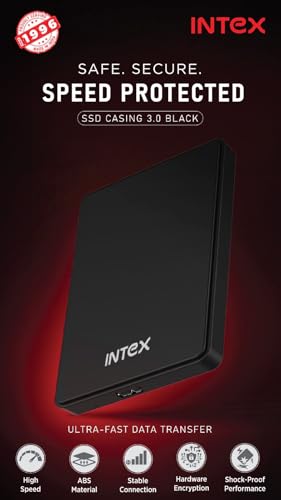 Image of 2.5 inch Ultra-Fast Data Transfer SSD /HDD Casing USB 3.0 SATA Enclosure Black Compatible for Windows, Linux, Macos 8.0 with 1 Year Warranty
