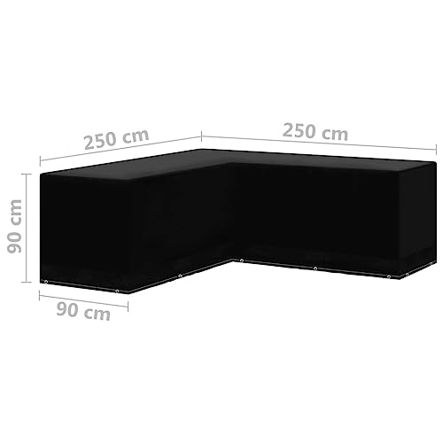 Housse de protection jardin robuste en polyéthylène avec œillets - 8