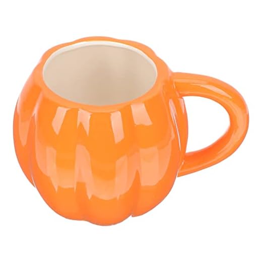 HEMOTON Taza De Café En Forma De Calabaza Vajilla De Acción De Gracias Taza Decorativa Decoración De Calabaza De Halloween Taza Para Beber Taza De Halloween Vasos De Café Otoño Cerámica