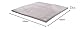 roba Spiel- & Krabbelmatratze 60 x 120 cm - klappbar zu Spiel- & Krabbelunterlage 120 x 120 cm