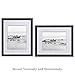 18x24 Black Picture Frame - Matted for 12x18 Poster, Frames by EcoHome