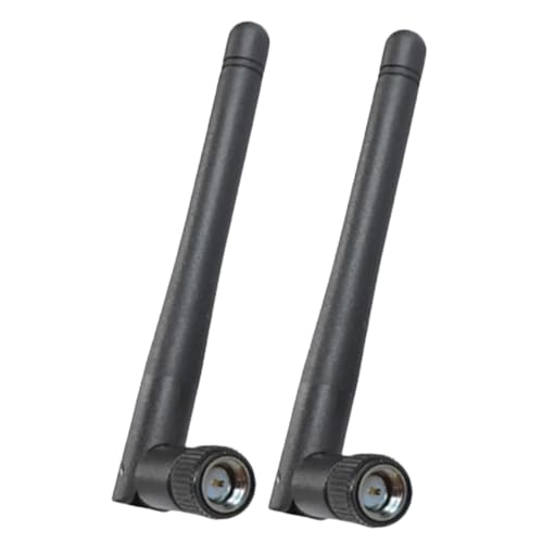 NUOBESTY 2 Piezas Antena WiFi Inalámbrica para Router Interior Plegable y Compacto Material Resistente Compatible con Múltiples Dispositivos Estabilidad de Señal