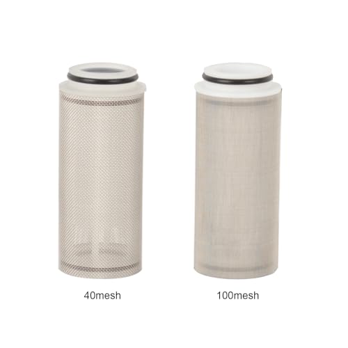Image of Water Pump Strainer Filter 1 Inch Female NPT in-Line Twist-On Pipe Strainer with 40 Mesh Stainless Steel Filter Screen for RV, Garden Hose, Water Pump