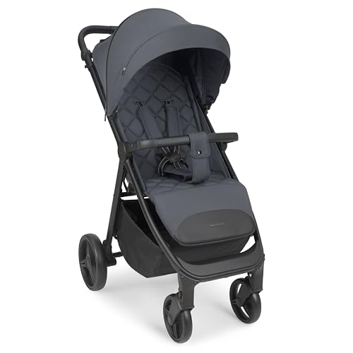 KikkaBoo Silla de Paseo Ligera URBAN, Carrito Bebe Desde Nacimiento Hasta 22 kg, Plegado con Una Mano, Reclinable y Compacto, Ruedas EVA Con Suspensión, Manillar Ajustable, Gris Oscuro KikkaBoo Silla de Paseo Ligera URBAN, Carrito Bebe Desde Nacimiento Hasta 22 kg, Plegado con Una Mano, Reclinable y Compacto, Ruedas EVA Con Suspensión, Manillar Ajustable, Gris Oscuro