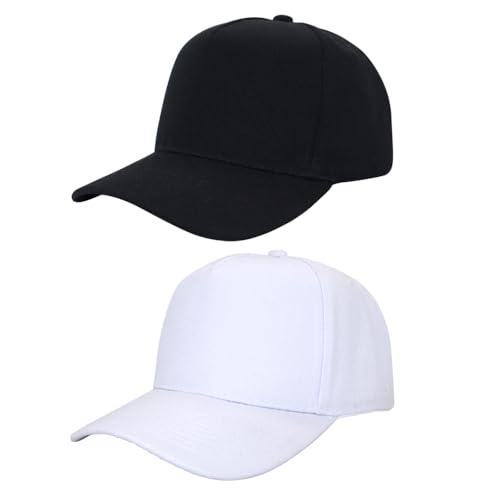 Image of 5-Panel Baseball Cap for Workouts, Hiking, Outdoor Sports, Customizable DIY Design, All-Season Comfort Fit, Adjustable