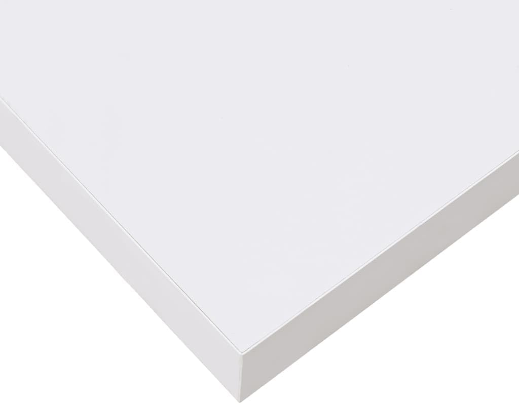 vidaXL Wall Shelf, Floating Shelf, Display Shelf, Wall Mounted Shelf for Photo Frame Trophy Planter Pot Decorations, Modern, High Gloss White