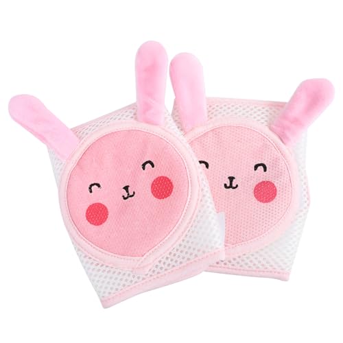 1Pair Knee Pads Breathable Crawling Protection for Years Flexible Moisture Wicking Leg Warmers for Boys Rabbit Design