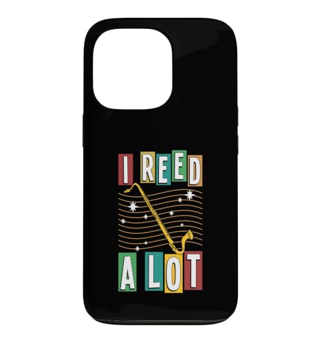 I Reed A Lot Funny Bass Clarinet Pun ���[���A �X�}�z�P�[�X iPhone 13 Pro �p