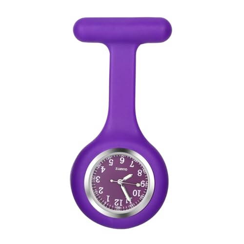 Image of Aroncent Nurse Fob Watch Collection: Medical Professional Lapel Pin-On Pocket Watches with Second Hand - Various Styles and Colors for Healthcare Workers