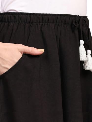 Image of B STORIES Women's Viscose Printed Lounge Culotte Shorts (Pack of 2)