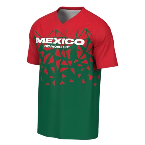 Image of Outerstuff FIFA World Cup 2026 Mens Short Sleeve Sublimated Soccer Fashion Top