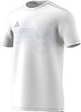 adidas Campeon 19 Jersey Maillot Mixte Enfant, White/Clear Grey, FR : S (Taille Fabricant : 128)