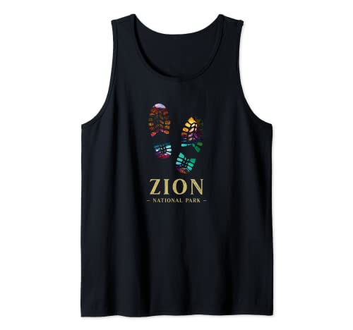 Best Hiking Boots for Zion National Park: Your Ultimate Guide 11 Zion National Park Hike Hiking Boot Print Vacation Souvenir Tank Top