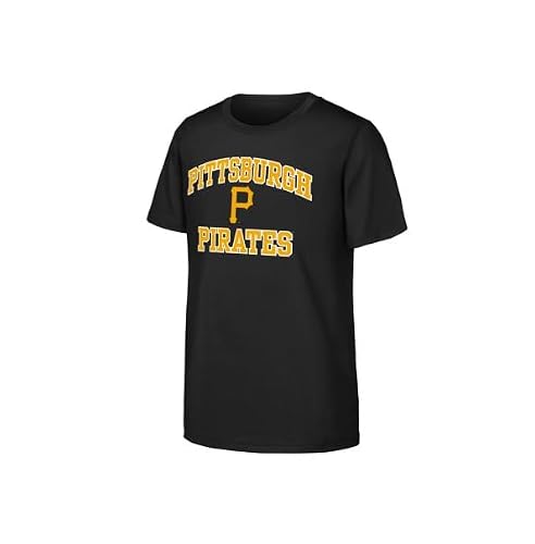 Outerstuff Pittsburgh Pirates Black Youth Heart Soul T-Shirt- (Youth Small)