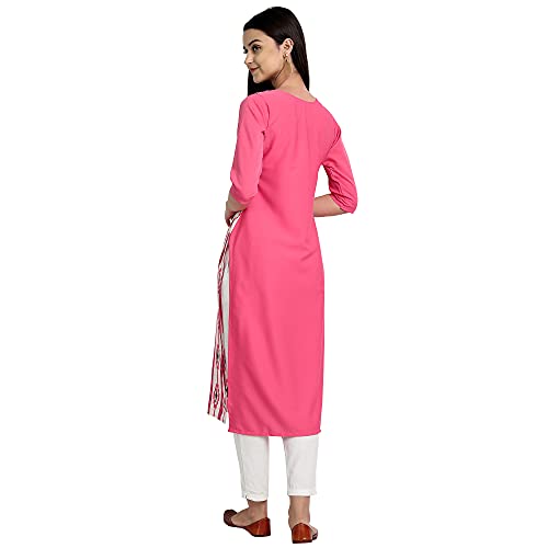 Image of Women's Crepe Straight Kurta
