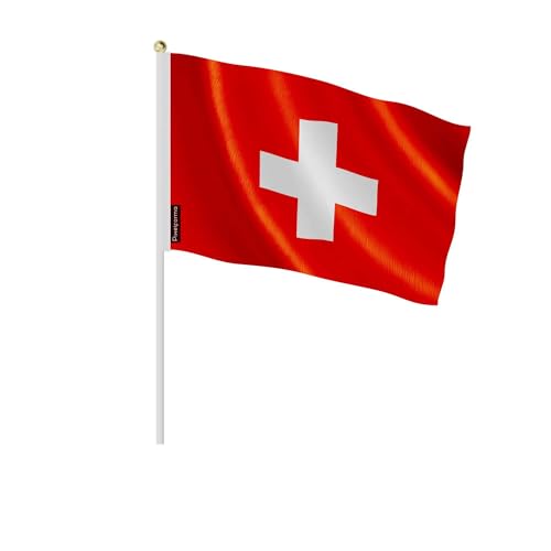 Mini drapeau Suisse 30x45cm lot de 100 pour décorer vos fêtes