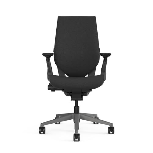 Image of Steelcase Gesture Office Chair - Ergonomic Work Chair with LiveBack Technology - 360 Degree Rotating Arms | 12-Year Warranty